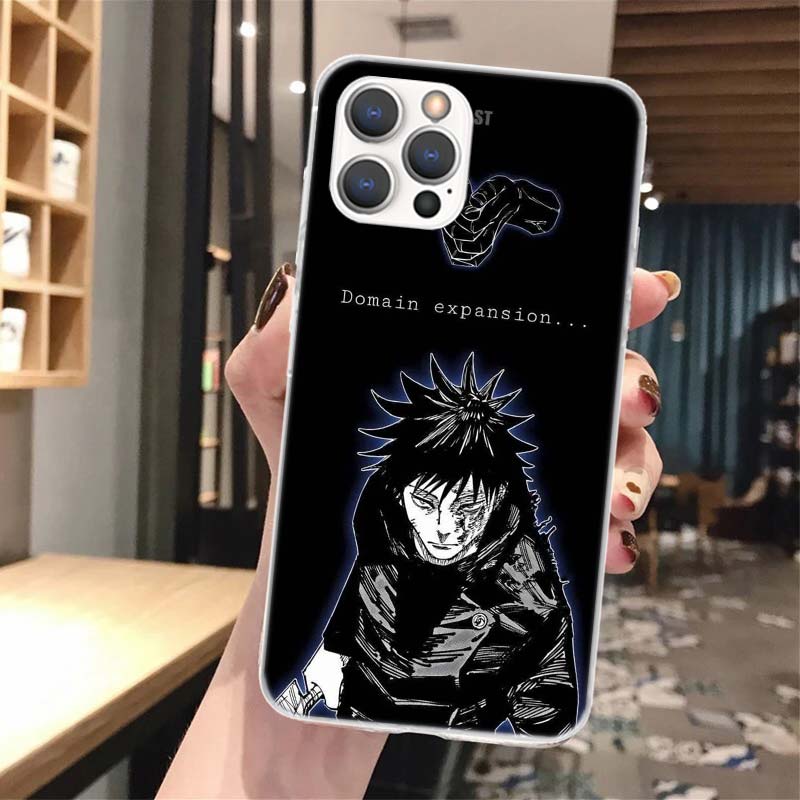 Kaisen J-Jujutsu Art Soft Phone Case For iPhone 17 Air 16 16E 15 14 Plus 13 Mini 12 11 Pro Max X XR XS 7 8 + SE 2020 Pattern Cov