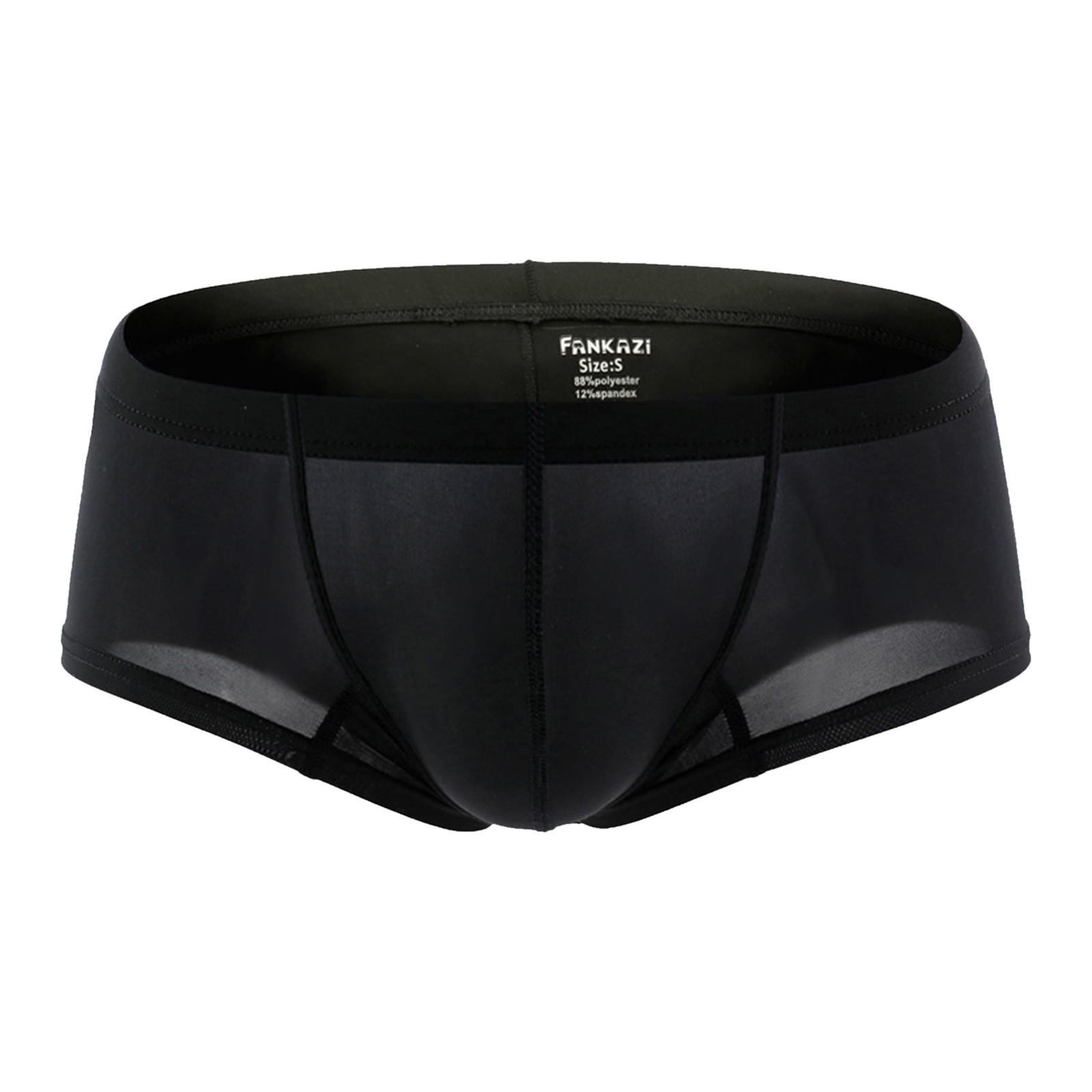 

Мужское индивидуальное по цвету повседневное и удобное высокоэластичное нижнее белье с низкой талией S чёрный