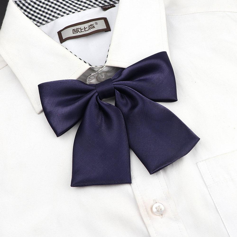 Perfect Match Colorful Women‘S Shirts Bowtie Ladies Girl School Wedding Party Bowknot Pink Bule Black Classic Butterfly Knot Suits Accessories