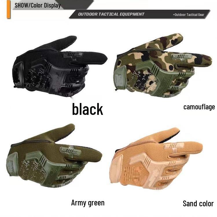 Tactical Gloves for Outdoor Sports, Mountaineering, Cycling, and Mechanic Competition