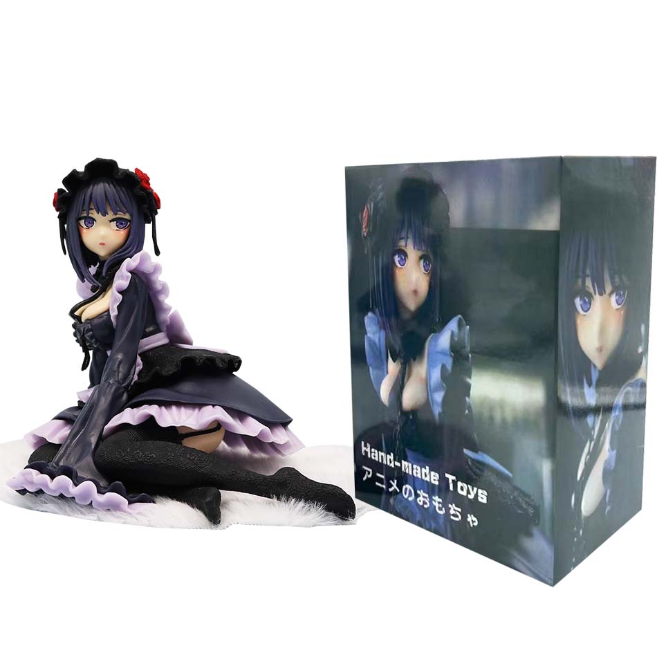 19cm My Dress-Up Darling Anime Figure Black Maid Outfit Kitagawa Marin Action Figure Shizuku Kuroe Figurine Collection Model Toy