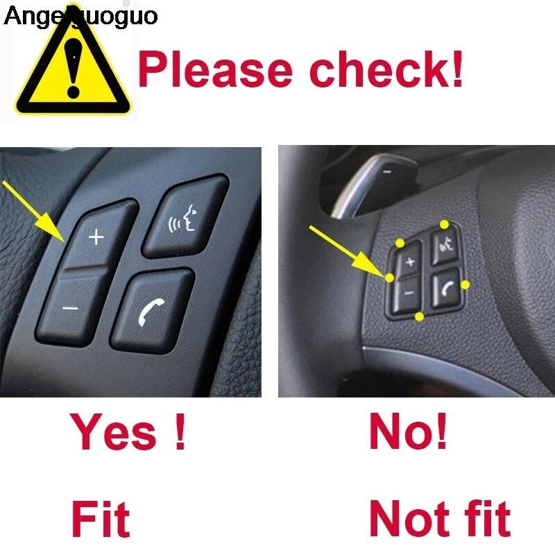 

Автомобильные кнопки на руле с блестками, декоративная накладка для BMW 3 серии E90 318i 320i 2005-2012 Silver