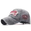 New Soft Top Couple Curved Brim Cap Men's and Women's Old Washed Alphabet Baseball Cap