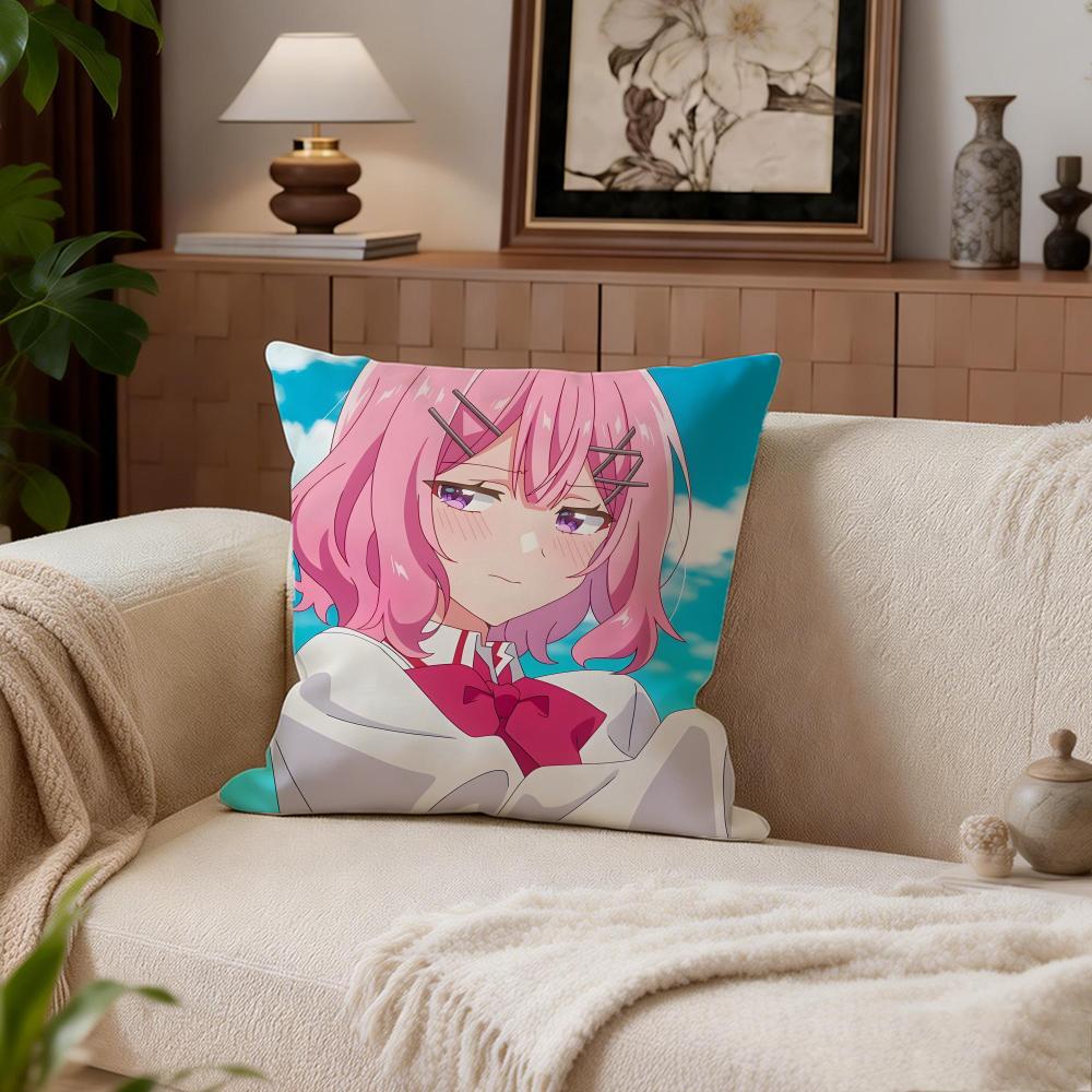 Fantasy Villainess Level 99 Cushion Cover Cushion Cover Set 4Pcs 50X50 45X45 40X40 Pillowcase Decorative Sofa Home Decor