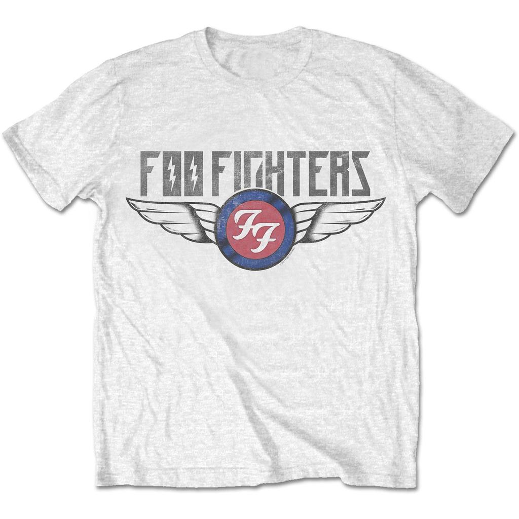 Art Logo Foo Fighters Band TShirt Cotton Graphic Tee Unisex Women Summer Streetwear