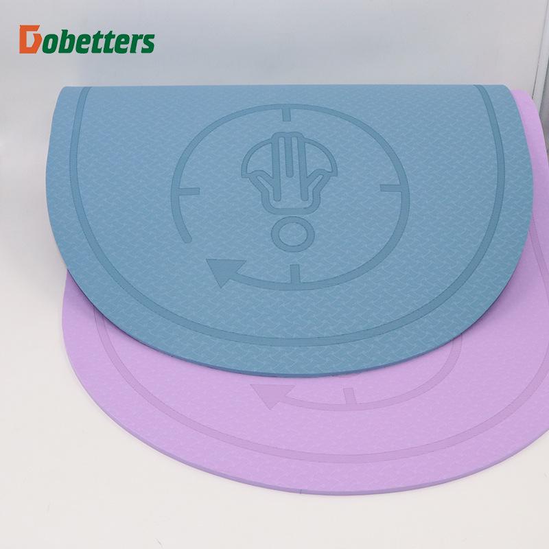 TPE Soundproof Shock Absorbing Yoga Mat for Indoor Fitness and Dance Skipping Rope Exercises