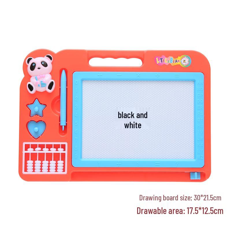 Großes magnetisches Zeichenbrett für Kinder - Buntes Graffiti- und Schreibspielzeug mit Stift