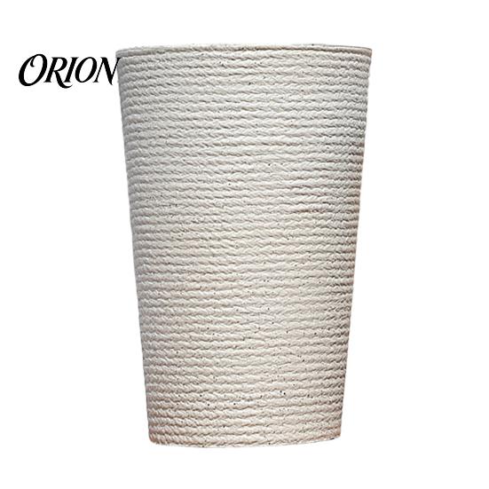 Large Capacity Planter for Tall Plants Round Flower Pot with Drainage Holes, 17 Inch Stone-Look Durable Weather Resistant Decorative Container