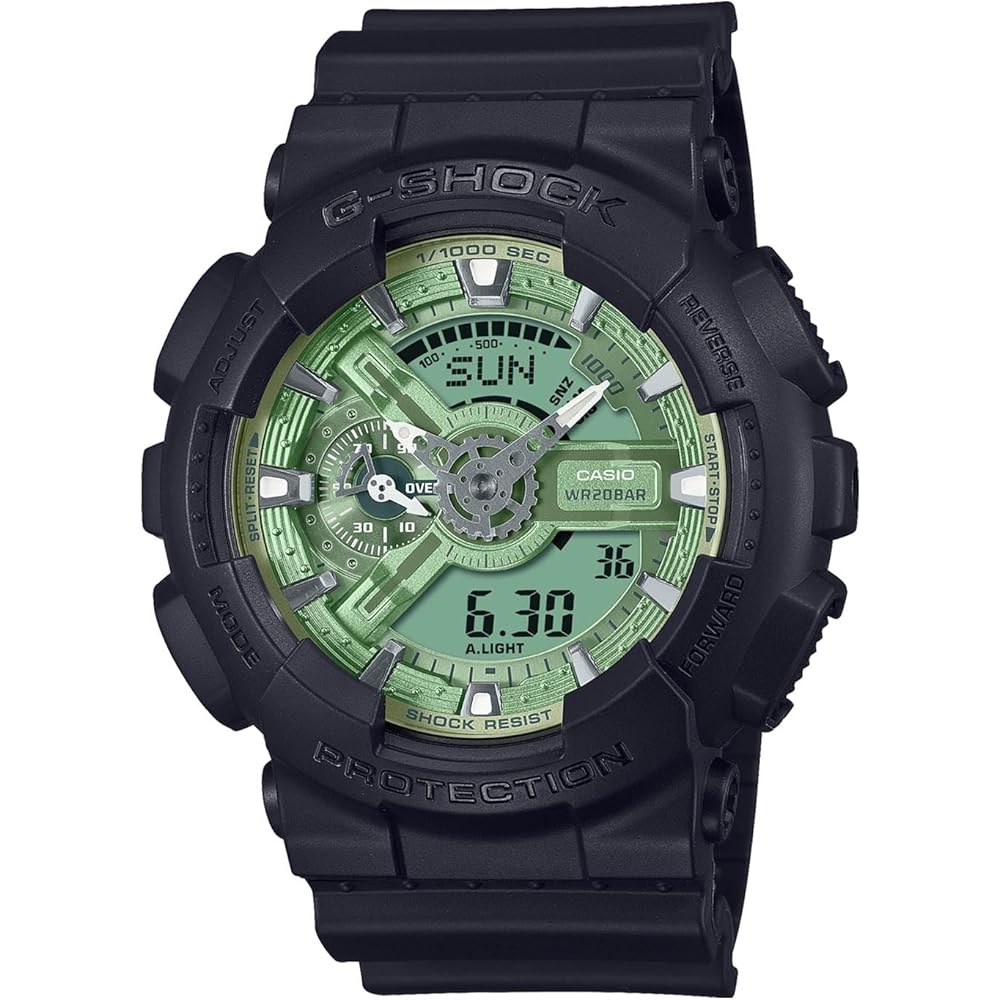 

Casio G-Shock Metallic Color Dial Series GA-110CD-1A3JF Men s Watch Black
