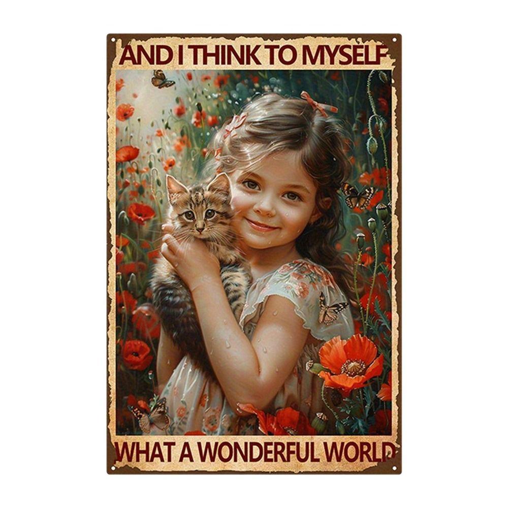 Metal Poster Chicken Easter Eggs Kitchen Decor 20x30cm