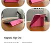 Apple iPad 11th Gen A16 Protective Case: 10.9-inch Anti-bend Magnetic Acrylic Shell, Three-fold Design, No Pen Slot