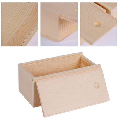 Natural Wood Storage Box Drawer Lid Design Handmade Versatile And Durable Organizer Delicate Texture Storage Solution