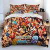 Game King Of Fighters Retro Bedding Set Boys Girls Twin Queen Size Duvet Cover Pillowcase Bed Kids Adult Home Textileextile Tool