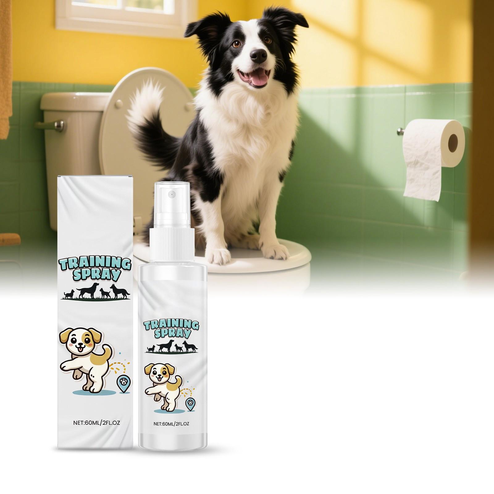 

Спрей для приучения к туалету уменьшает случайное мочеиспускание. Спрей для дрессировки питомцев Усиливает интерактивное обучение, 60 мл One Size белый