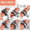 24PCS Stainless Steel Cable Clamp Rubber Cushioned Wire Management  Automotive Marine Industrial
