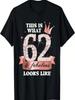 62 & Fabulous I Rose And Black Party Group Candid Photo Item T-Shirt