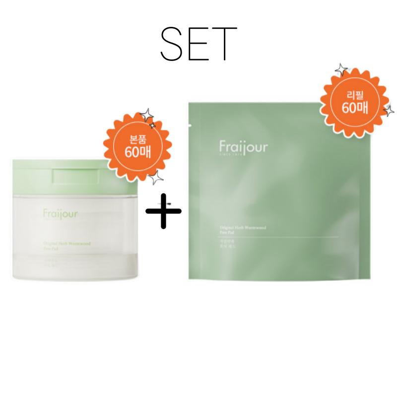 [Fraijour] Original Herbs Natural Wormwood Pore 60Pads