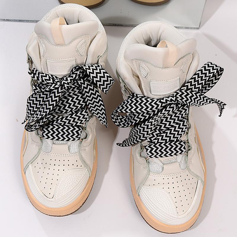 

Мужская модная обувь для морального обучения, обувь для папы, высокие повседневные кроссовки для пар 36 белый