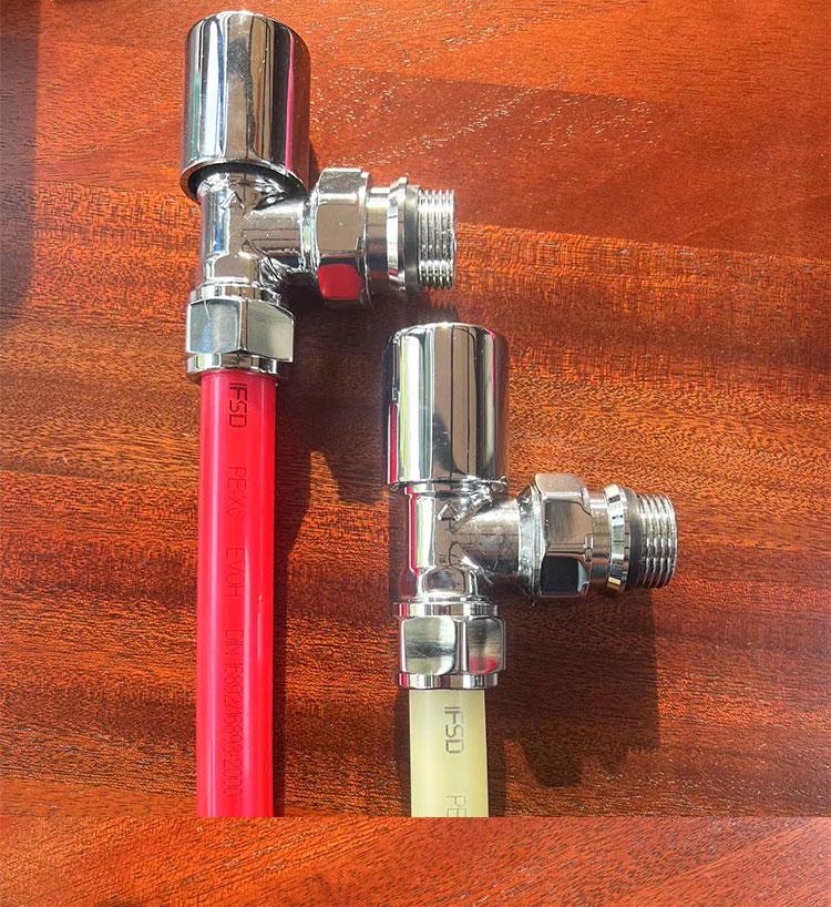 Pinshang Premium 20*6 All-Copper Thermostatic Valve with Polished Chrome-Plated Finish