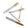 5pcs set Titanium Coated HSS Thread Screw Tap Kit M3 M4 M5 M6 M8 Forward Chip Ejection