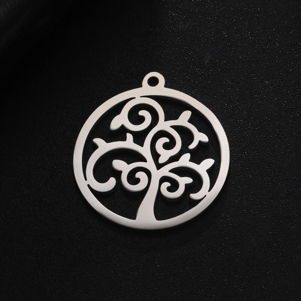 Teamer 5pcs Fashion Charms for Jewelry Making Stainless Steel Charm Pendant DIY Bracelets Necklace Jewelry Accessories Wholesale