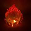 Flame Calcifer Five Colored Luminous Anime Figure Fire Devil  Miyazaki Model Ornament Collectible Doll Toy Christmas Gift