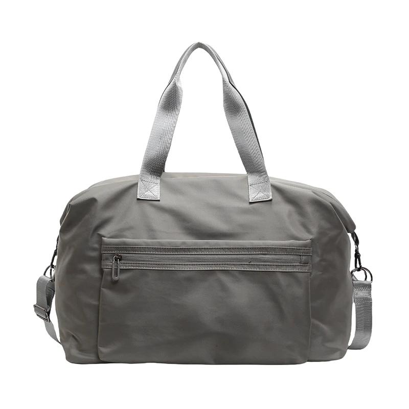 Všestranná ležérní taška přes rameno, měkká, velkokapacitní, cestovní, monochromatická, Oxford Zip, vysoce kvalitní