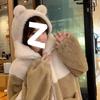Lamb Plush Jacket Women's New Winter Student Thickened Hooded Top Jacket