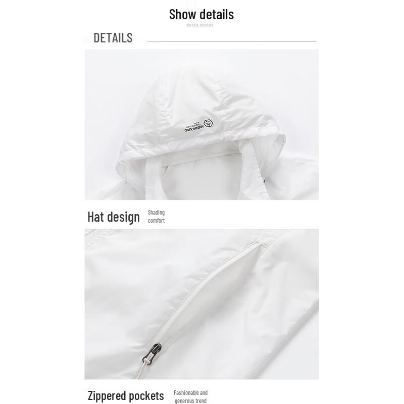 TUCANO Men's Summer UPF 50+ Hooded Sun Protection Jacket