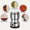 Multifunctional Stainless Steel Grinder for Spices, Grains, Coffee & Youngsters Food - Transparent Lid, Sharp Blades,   Grinder for Kitchen