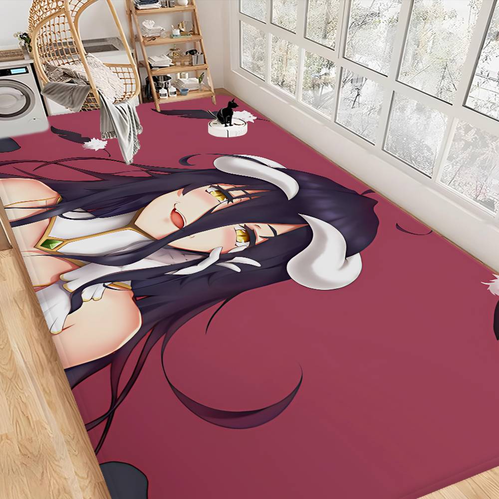 

Gamer Albedo Anime Sexy Girls Entrance Door Mat Washable Non-Slip Living Room Sofa Chairs Area Mat Kitchen Welcome Doormat 40x60cm
