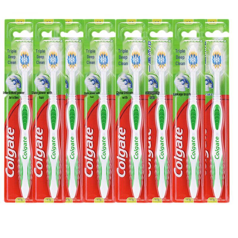 

Colgate Triple Deep Clean Toothbrush, 8-Pack