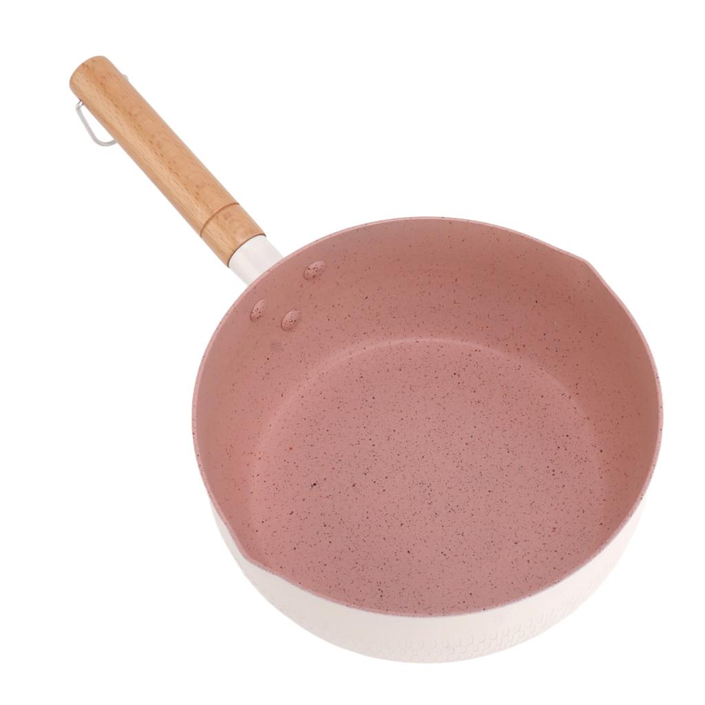 Milk Sauce Pan Stick Proof Multi Functional Uniform Heat Sticky Proof Ramen Pot with Heat Insulation Handle for Gas