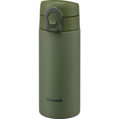 The-peacock Thermos Industry (The-peacock) Peacock Water Bottle Mug Bottle Khaki 0.35L Stainless Steel Bottle Mug Type AKF-35 K