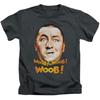 Camiseta Masculina Three Stooges Curly Woob Woob Woob Camiseta Carvão Unisex