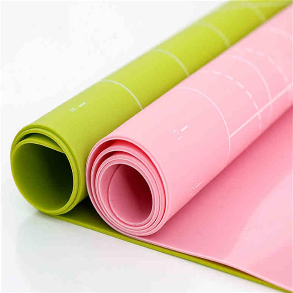 Silicone Baking Mats Pizza Dough Non-Stick Maker Holder Pastry Cooking Utensils Oven Pastry Mat Kitchen Gadgets Cooking Tools