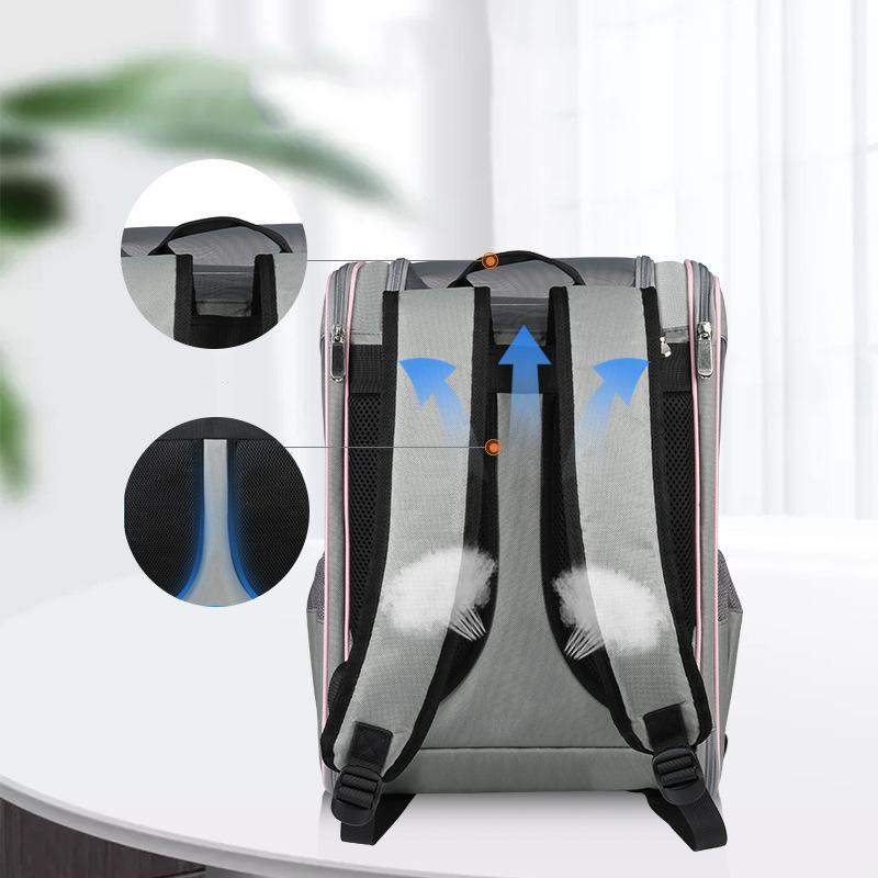 Pet Outing Shoulder Bag 1PC Cat Crossbody Shoulder Breathable Portable Tote Folding Transparent Large Capacity Pet Accessories