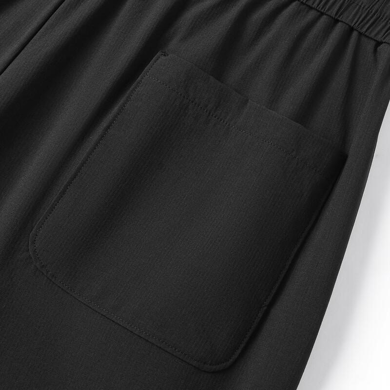 JOW Men's Ice-Silk Straight-Leg Casual Pants