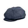 Male Plus Size Ivy Hat Big Head Man Felt Newsboy Cap Dad Leisure Beret Caps Winter Wool Flat Octagon Caps 55-59cm 60-62cm