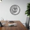 Wrought Iron Boho Eye Wall Art, Geometric Metal Sculpture, Minimalist Decor for Living Room, Unique Spiritual Gift