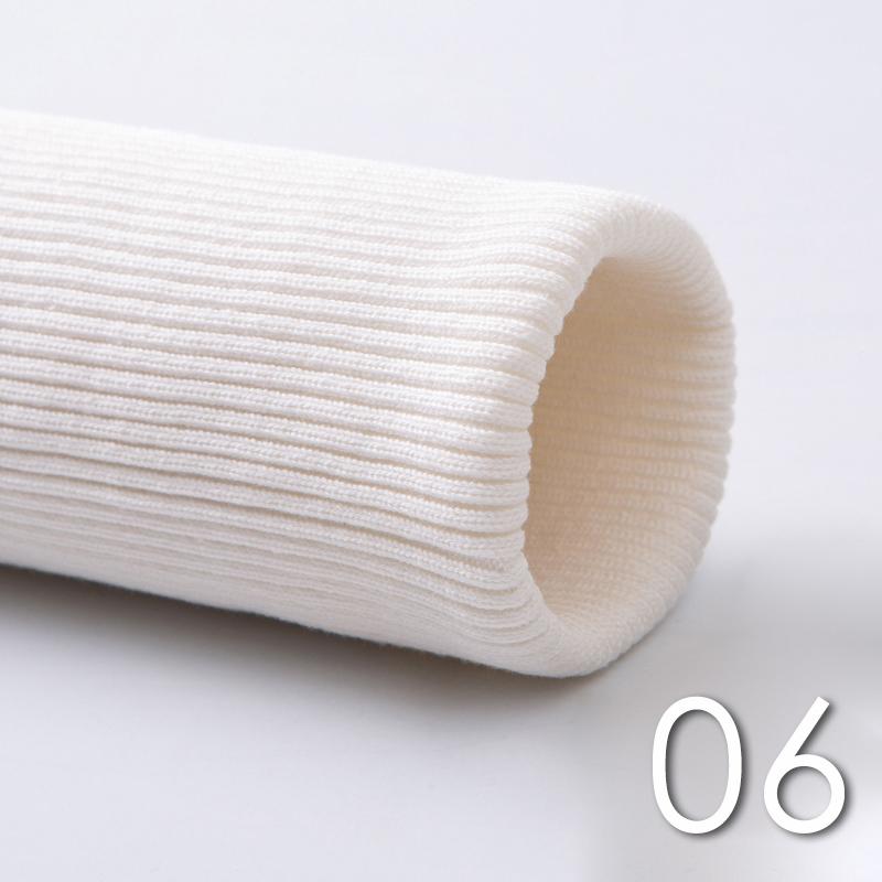 Cotton Rib Stretch Knit Cuffs Collars Hems Fabric Ribbed Knitted Cuffs Neckline Fabric For Sweatshirt Down Jackets Accessories