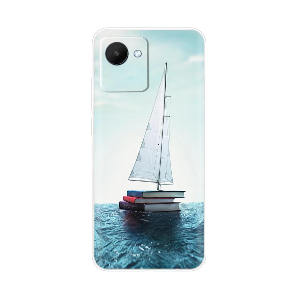 Etui Torba na Telefon Komórkowy Do Realme C30 Etui RealmeC30S Pokrowiec Do OPPO Realme C30S C30 s RealmeC30 Miękki Przezroczysty Silikonowy Tylny Pokrowiec
