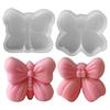 Bows Shaped Candle Molds Handmade Ornament Bowknot Silicone Moulds Epoxy Resin Molds Plasters Molds for Candle Making