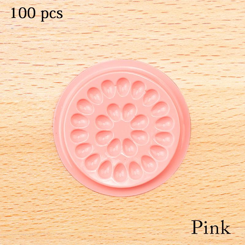 Wholesale Glue Gasket Eyelash Glue Holder Adhesive Pallet Eyelash Extension Glue Pads Stand On Eyelash Plastic Makeup Tools