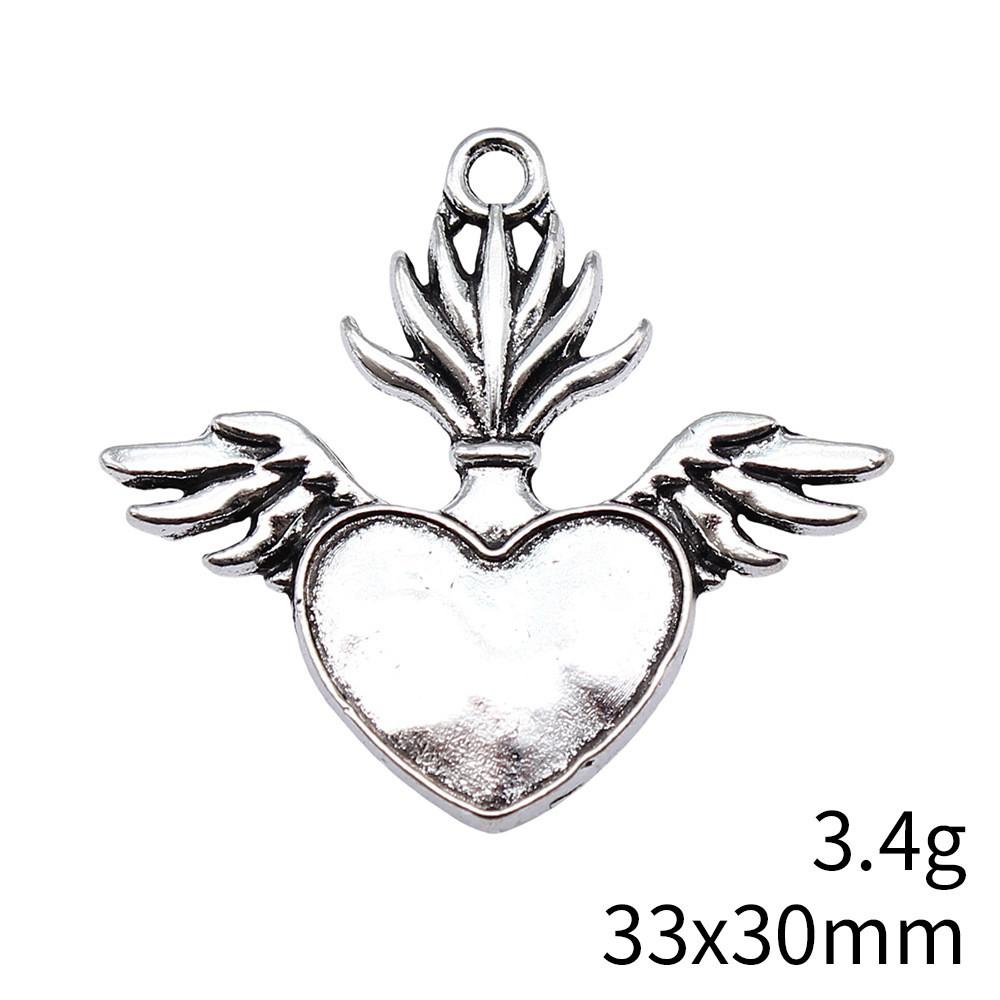 Christmas Decorations Charms Jewelry Gothic Style Peach Heart Charms Pendant Items Craft Pendants