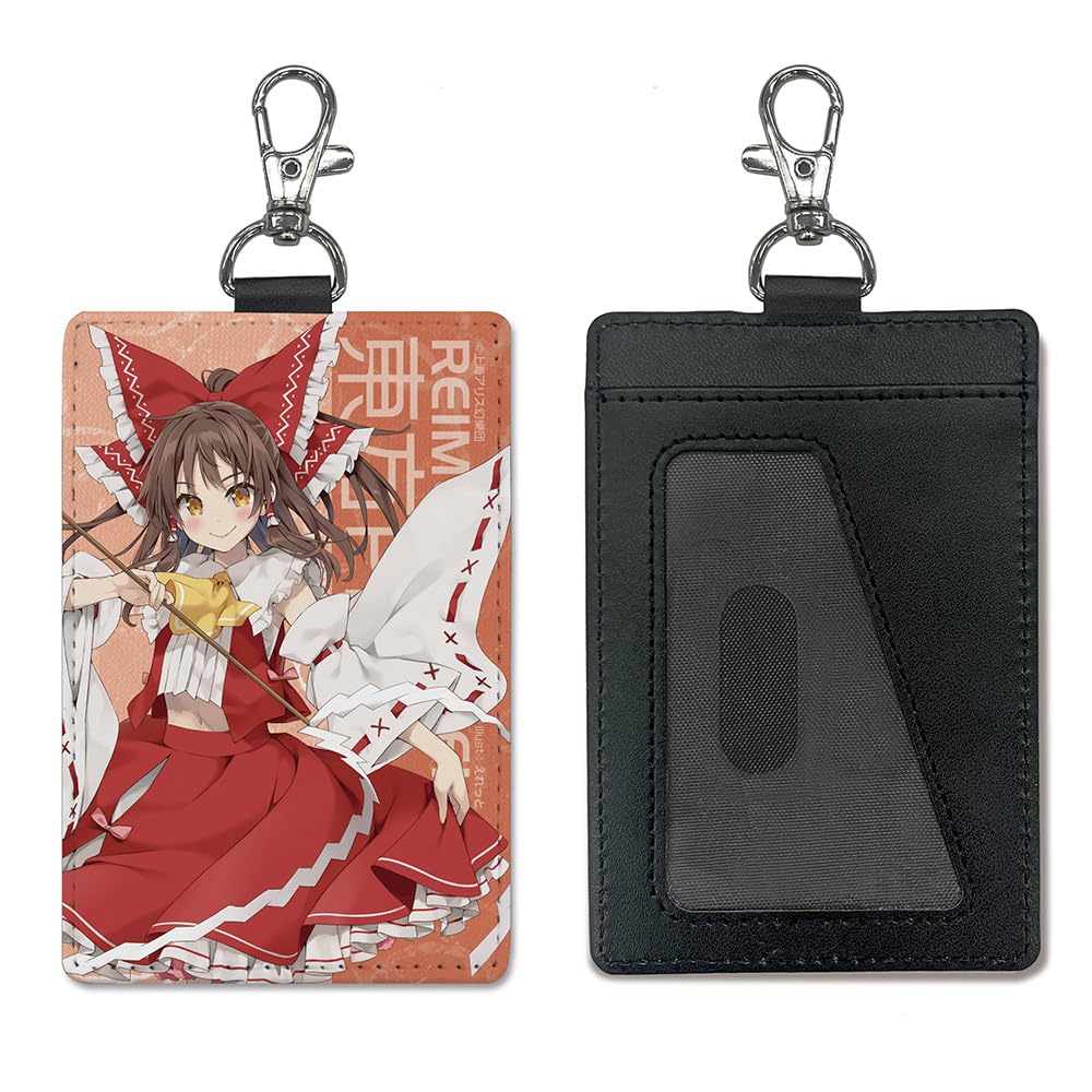 Touhou Project Hakurei Reimu Pass Case Eret (with eggplant) illust