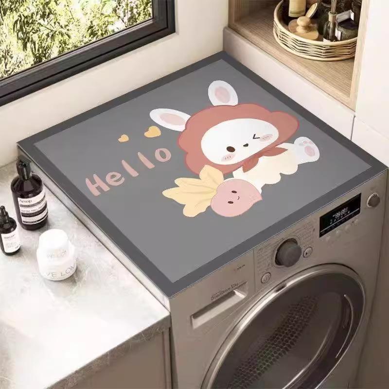 Dustproof pad for drum washing machine, sunscreen, absorbent diatomaceous earth, refrigerator, microwave oven, dust-proof pad
