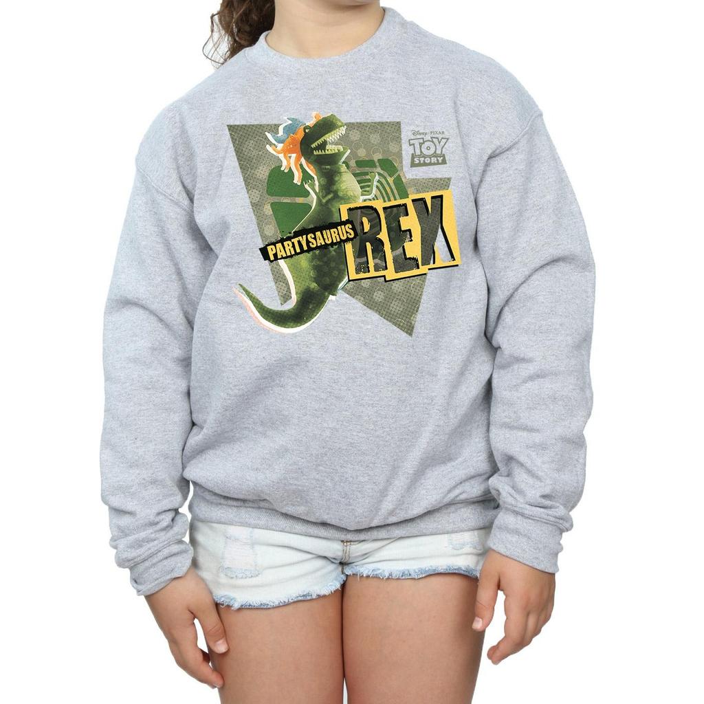 Disney Mädchen Toy Story Partysaurus Rex Sweatshirt