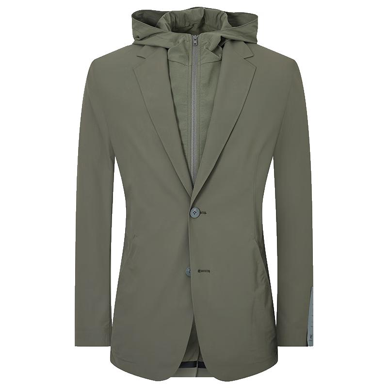 Мужской повседневный спортивный костюм-куртка Bao Xi Niao с эффектом двух предметов и съемным капюшоном 50 (180/100A)