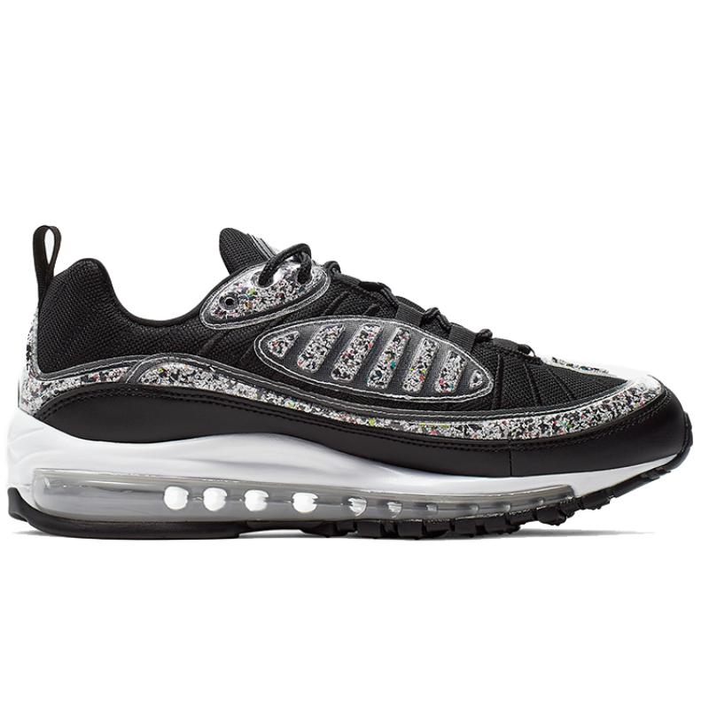 Nike Air Max 98 Lx 'Recycled Material Black' Women's Sneakers Casual Shoes AV4417-001